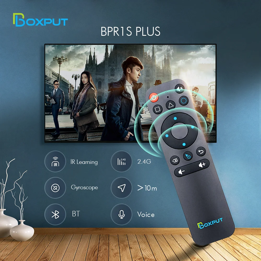 BPR1S Plus BPR1 Wireless Air Mouse Remote Control with BLE 5.0 BT 2.4G Voice Gyroscope IR Learning for Android TV Box PC Smart
BPR1S Plus BPR1 Wireless Air Mouse Remote Control with BLE 5.0 BT 2.4G Voice Gyroscope IR Learning for Android TV Box PC Smart