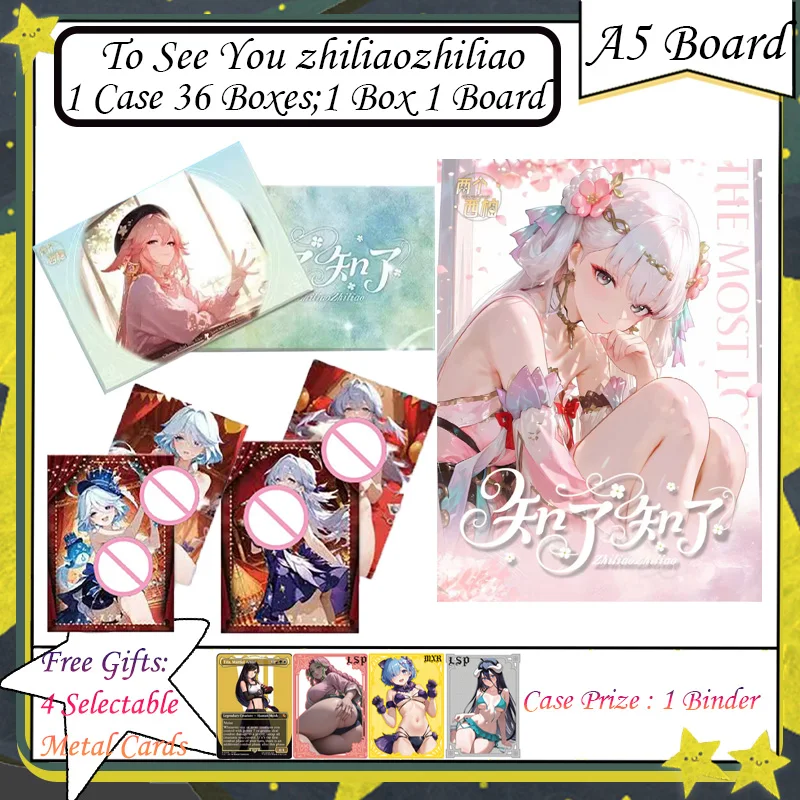 To See You zhiliaozhiliao A5 Board Collection Card Goddess Story Waifu Booster Box ACG CCG TCG Doujin Toys Chrismas Hobbies Gift
To See You zhiliaozhiliao A5 Board Collection Card Goddess Story Waifu Booster Box ACG CCG TCG Doujin Toys Chrismas Hobbies Gift