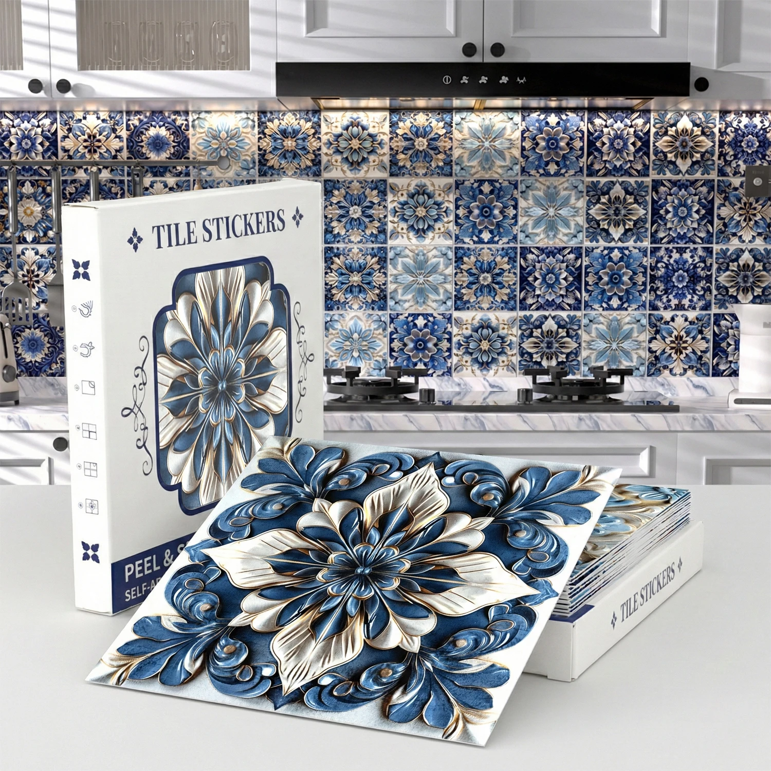 24pcs/pack, European Retro Style Thickened Skin-friendly Film(Paper Box Packaging) Self-Adhesive Tile Stickers, Home Decoration
24pcs/pack, European Retro Style Thickened Skin-friendly Film(Paper Box Packaging) Self-Adhesive Tile Stickers, Home Decoration
