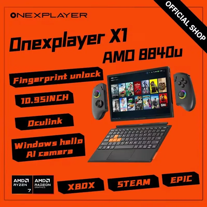 New Onexplayer OneXPlayer X1 Onexconsole 10.95 Inch AMD 8840u Oculink Laptop Video Game Portable Game pc Laptop
New Onexplayer OneXPlayer X1 Onexconsole 10.95 Inch AMD 8840u Oculink Laptop Video Game Portable Game pc Laptop