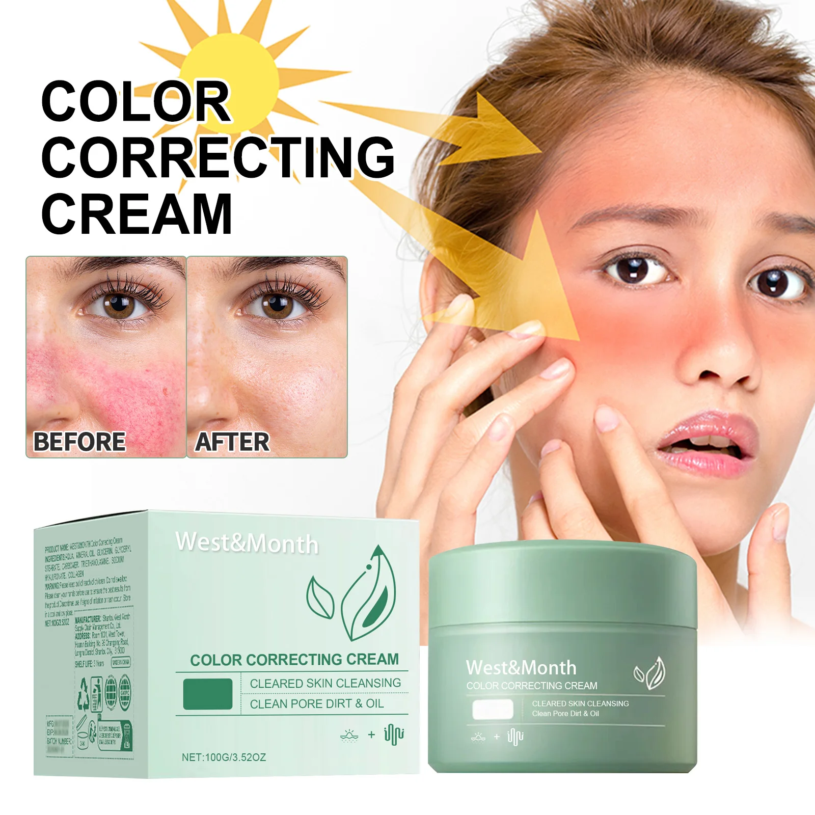 Face Pigmentation Cream Fade Dark Spot Skin Redness Remove Pores Shrink Repairing Skin Barrier Non Irritating Face Care Cream
Face Pigmentation Cream Fade Dark Spot Skin Redness Remove Pores Shrink Repairing Skin Barrier Non Irritating Face Care Cream