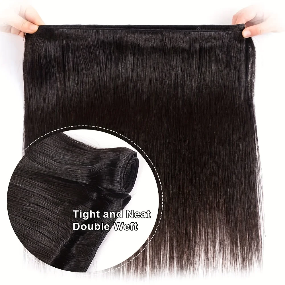 Human Hair 3 Bundles with 13x4 Lace Frontal Straight Weave Human Hair with 4x4 Lace Closure 100% Brazilian Virgin Hair 3 Bundles
Human Hair 3 Bundles with 13x4 Lace Frontal Straight Weave Human Hair with 4x4 Lace Closure 100% Brazilian Virgin Hair 3 Bundles