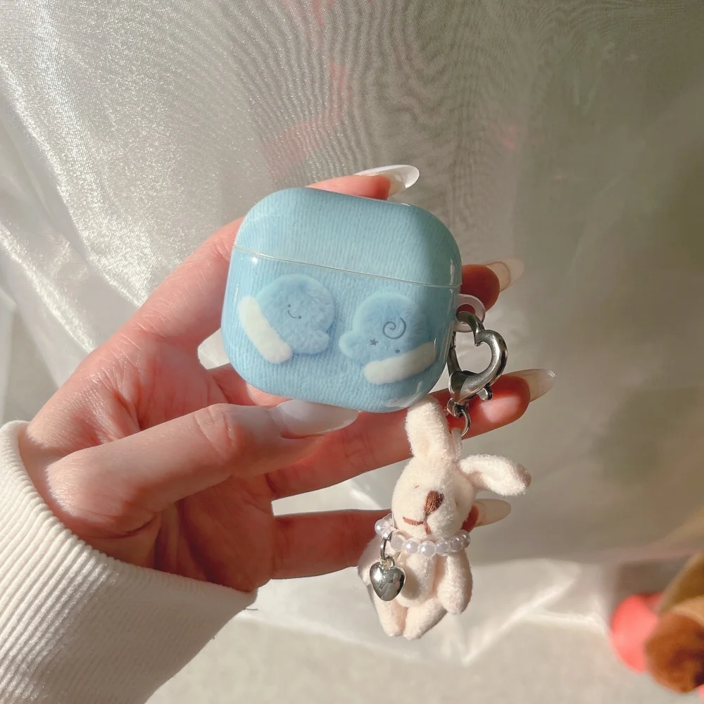 Korean blue plush glove headphone protective case, suitable for AirPods 4/3/2Pro/2/4, nice new shockproof protective case
Korean blue plush glove headphone protective case, suitable for AirPods 4/3/2Pro/2/4, nice new shockproof protective case