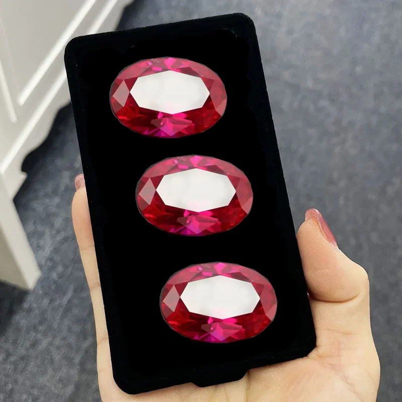 Beautiful Ruby Oval Cut Pass UV Test Pigeon Blood Ruby for Jewelry Making/Setting/Collection Mohs Hardness Gem
Beautiful Ruby Oval Cut Pass UV Test Pigeon Blood Ruby for Jewelry Making/Setting/Collection Mohs Hardness Gem