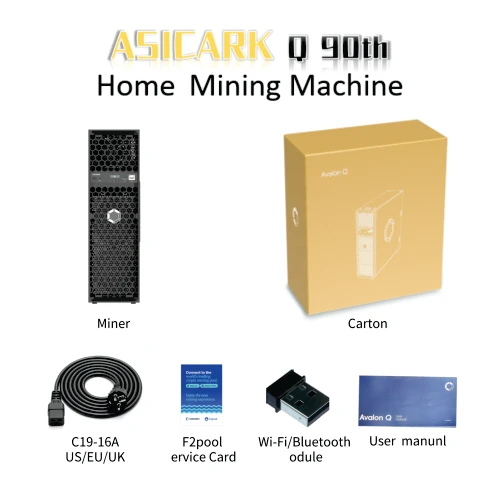 SH | New Arrival Canaan Avalon Q 90Th/s 1674W Bitcoin ASIC Miner | Supports BTC/BCH/BSV SHA-256 Mining Hardware Low Noise Energy
SH | New Arrival Canaan Avalon Q 90Th/s 1674W Bitcoin ASIC Miner | Supports BTC/BCH/BSV SHA-256 Mining Hardware Low Noise Energy