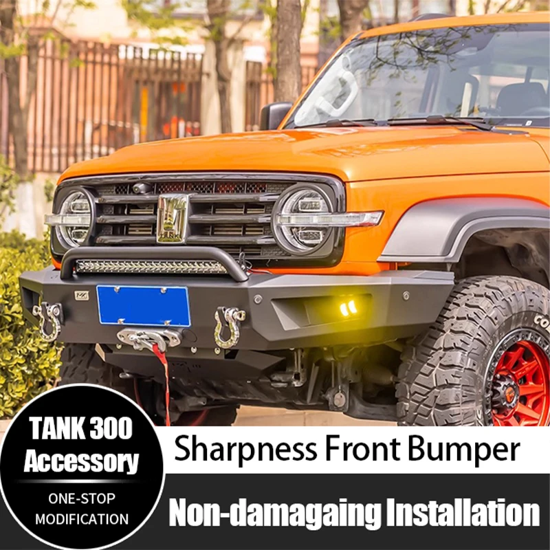 For GWM Tank 300 Front Bumper New Design Aluminum Alloy Sharpness Front Bumper Car Exterior Accessories Offroad Front Bumper
For GWM Tank 300 Front Bumper New Design Aluminum Alloy Sharpness Front Bumper Car Exterior Accessories Offroad Front Bumper