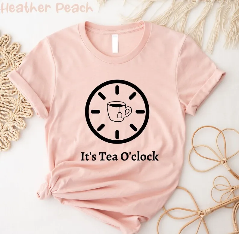 Sugarbaby Its a Tea O'clock Shirts Tea Lover T-Shirt Tea Addict Shirt Short Sleeved Fashion Tumblr tshirts Drop Shipping
Sugarbaby Its a Tea O'clock Shirts Tea Lover T-Shirt Tea Addict Shirt Short Sleeved Fashion Tumblr tshirts Drop Shipping