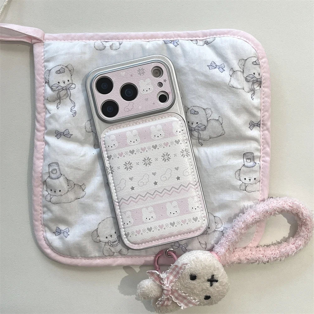 Electroplated Leather Cute Wings Miffy Rabbit Phone Case for iPhone 17 15 Pro 14 13 16 Pro Max Cover with Plush Pendant Cases
Electroplated Leather Cute Wings Miffy Rabbit Phone Case for iPhone 17 15 Pro 14 13 16 Pro Max Cover with Plush Pendant Cases