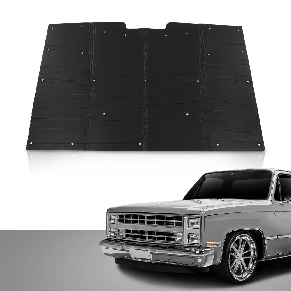 Front Hood Engine Sound Insulation Pad Fiberglass Fit for 1981-1987 Chevrolet Gmc Pickup Truck Suburban Jimmy Black
Front Hood Engine Sound Insulation Pad Fiberglass Fit for 1981-1987 Chevrolet Gmc Pickup Truck Suburban Jimmy Black