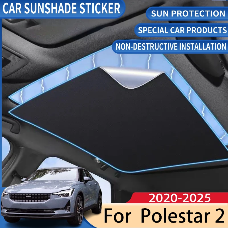 Car Roof Sunshade Fit For Polestar 2 Accessories 2020-2025 Electrostatic Adsorption Sunroof Sunshade Skylight Auto Accessories
Car Roof Sunshade Fit For Polestar 2 Accessories 2020-2025 Electrostatic Adsorption Sunroof Sunshade Skylight Auto Accessories