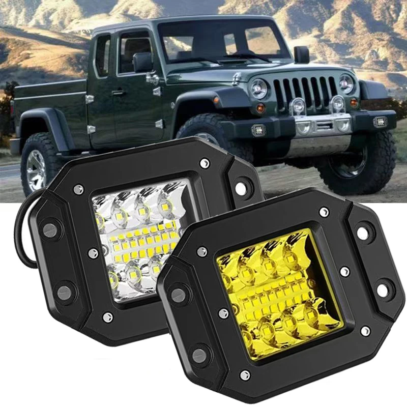 1PC 48W vehicle LED Flush Mount Pod Cube off Road Driving Spot Beam Work Light Bar Fog Lamp for Truck Boat Pickup SUV ATV UTV
1PC 48W vehicle LED Flush Mount Pod Cube off Road Driving Spot Beam Work Light Bar Fog Lamp for Truck Boat Pickup SUV ATV UTV