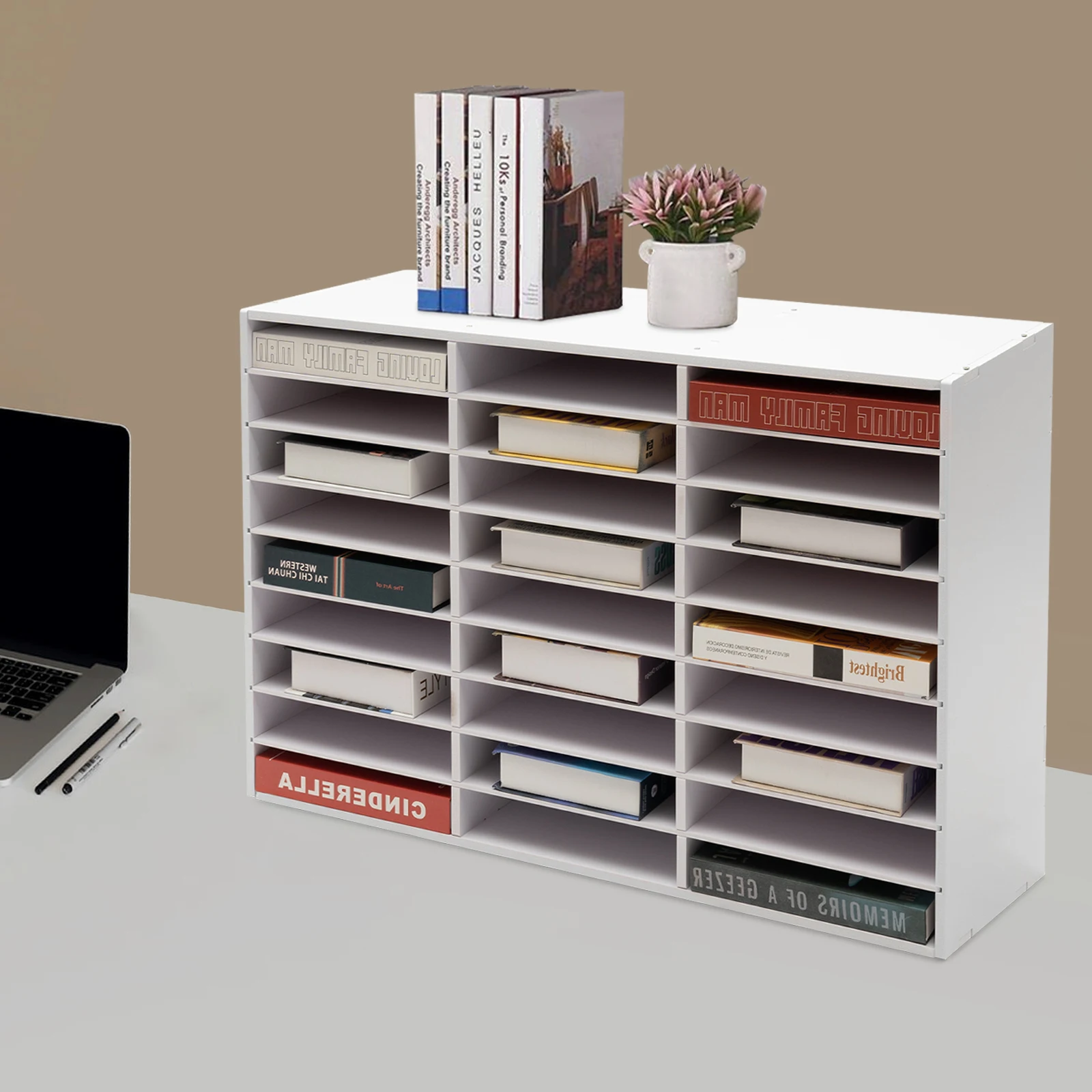 27 отделений, настольный органайзер для литературы из ПВХ, регулируемый сортировщик файлов, почтовый центр, держатель для журналов, шкаф для хранения бумаги
27 отделений, настольный органайзер для литературы из ПВХ, регулируемый сортировщик файлов, почтовый центр, держатель для журналов, шкаф для хранения бумаги