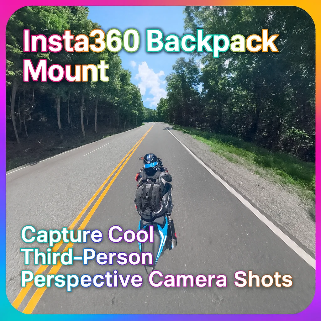 Insta360 Tracking Backpack Mount | POV Shooting Holder | Third-Person View Extension Arm for Action Camera GO 3/GO 3S/X5/X4/Ace
Insta360 Tracking Backpack Mount | POV Shooting Holder | Third-Person View Extension Arm for Action Camera GO 3/GO 3S/X5/X4/Ace