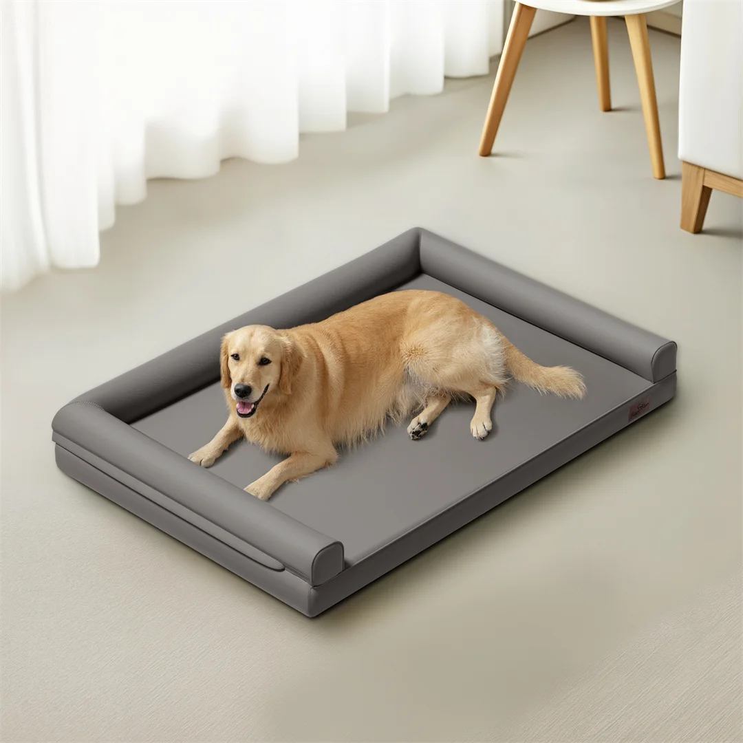 BingoPaw Large Dog Sofa Bed Indoor Pet Furniture Couch with Removable Microfiber Leather Cover Comfortable Soft Sofa for Pets
BingoPaw Large Dog Sofa Bed Indoor Pet Furniture Couch with Removable Microfiber Leather Cover Comfortable Soft Sofa for Pets