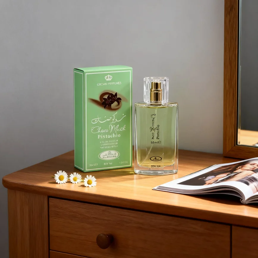 Choco Musk Pistachio Eau de Parfum for Women & Men - 50ml (1.65 oz) | Nutty Gourmand Perfume with Pistachio
Choco Musk Pistachio Eau de Parfum for Women & Men - 50ml (1.65 oz) | Nutty Gourmand Perfume with Pistachio