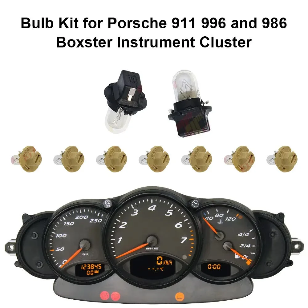 Bulb Kit for Porsche 911 996 ,986 Boxster and RUF 3400 S / RUF RGT (2000-2004) Instrument Cluster
Bulb Kit for Porsche 911 996 ,986 Boxster and RUF 3400 S / RUF RGT (2000-2004) Instrument Cluster