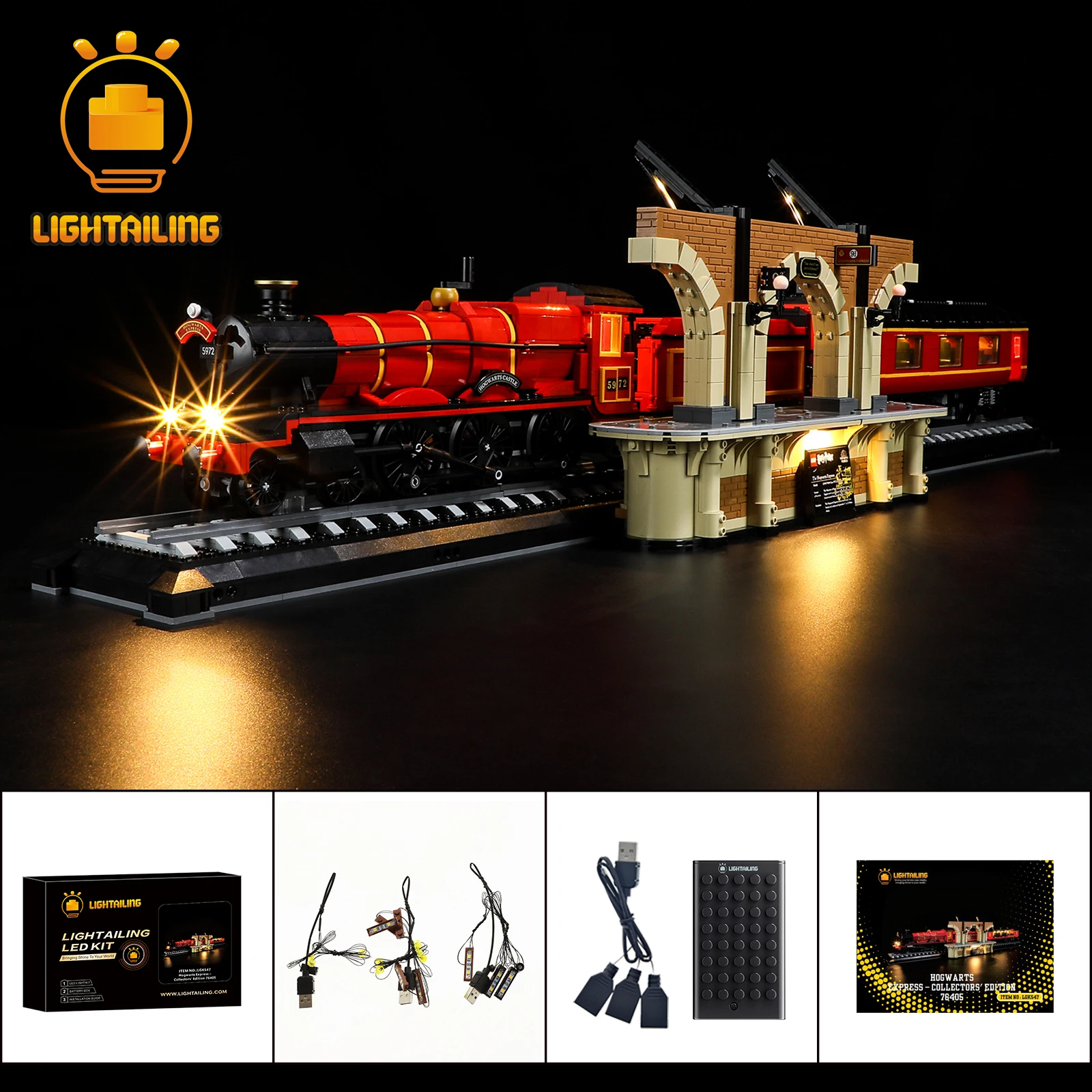 LIGHTAILING LED Light Kit for 76405 Building Blocks Set (NOT Include the Model) Toys for Children
LIGHTAILING LED Light Kit for 76405 Building Blocks Set (NOT Include the Model) Toys for Children