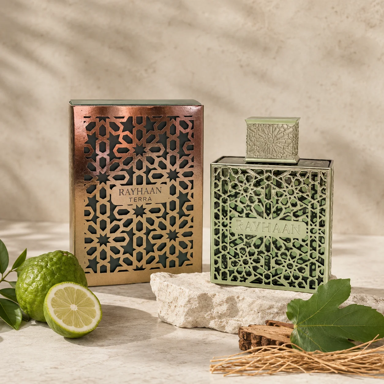 Luxury Light Green Hollow Metal Rayhaan Terra Mens Cologne Long Lasting Arabic Earthy Woody Scent Men Perfume Eau De Toilette Gift Box For Men Holiday Birthday Present
Luxury Light Green Hollow Metal Rayhaan Terra Mens Cologne Long Lasting Arabic Earthy Woody Scent Men Perfume Eau De Toilette Gift Box For Men Holiday Birthday Present
