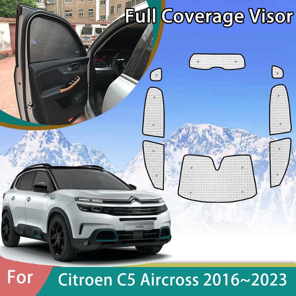 Car Full Coverage Sunshade For Citroen C5 Aircross 2016~2023 Auto Accessories Anti-UV Window Protector Interior 2020 2021 2023
Car Full Coverage Sunshade For Citroen C5 Aircross 2016~2023 Auto Accessories Anti-UV Window Protector Interior 2020 2021 2023