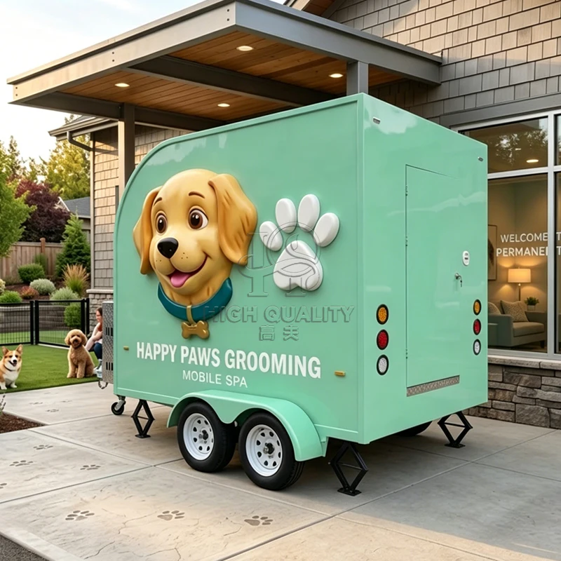 New Mobile Pet Grooming Truck Dog Wash Trailer Fully Equipped Pet Salon Van Custom Dog Cat Bath Cart for Business
New Mobile Pet Grooming Truck Dog Wash Trailer Fully Equipped Pet Salon Van Custom Dog Cat Bath Cart for Business