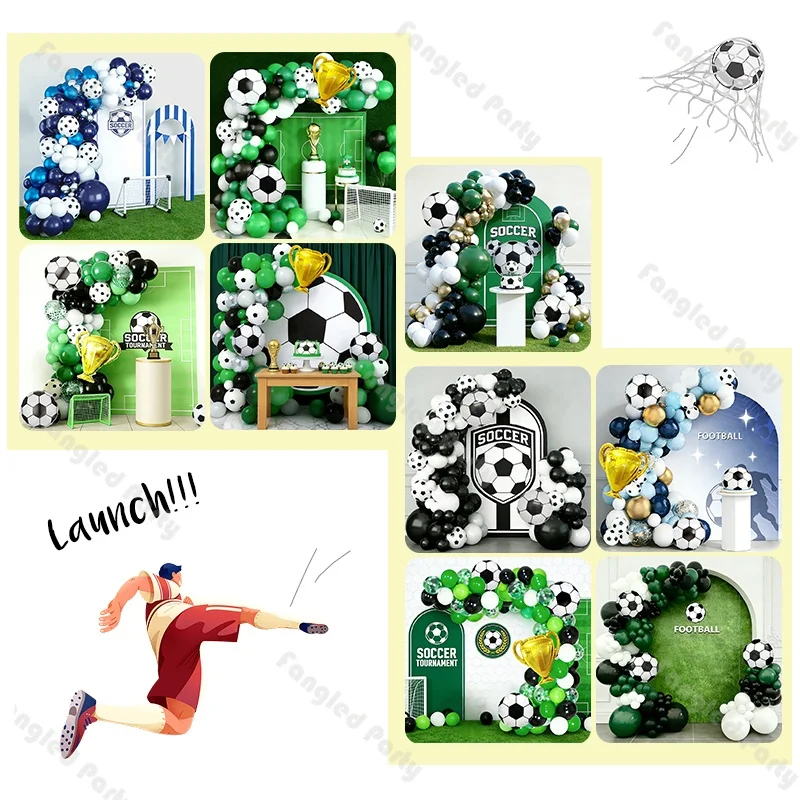 Soccer Balloons Arch Kit Green White Blue Sports Theme Balloons Football Theme Party Decor Boy Birthday Party Decoration
Soccer Balloons Arch Kit Green White Blue Sports Theme Balloons Football Theme Party Decor Boy Birthday Party Decoration