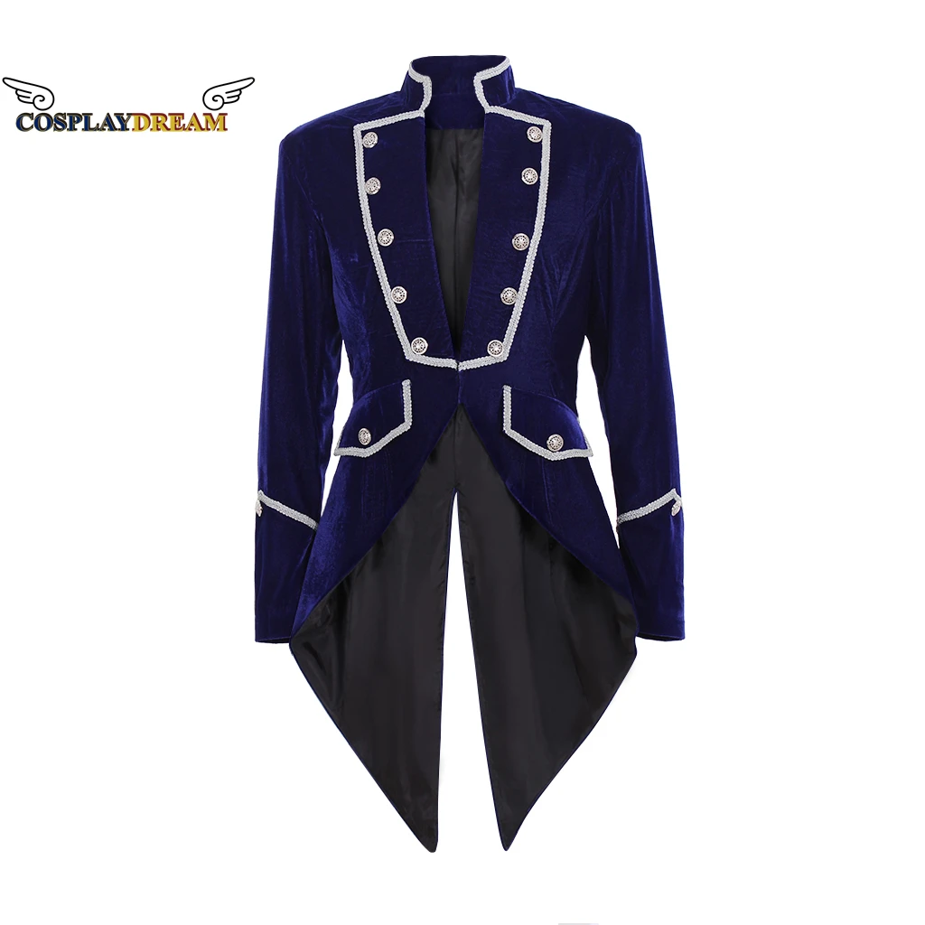 Royal Military 18th Century Medieval Uniform Jacket Costume Colonial Tuxedo noble court adult trench coat
Royal Military 18th Century Medieval Uniform Jacket Costume Colonial Tuxedo noble court adult trench coat