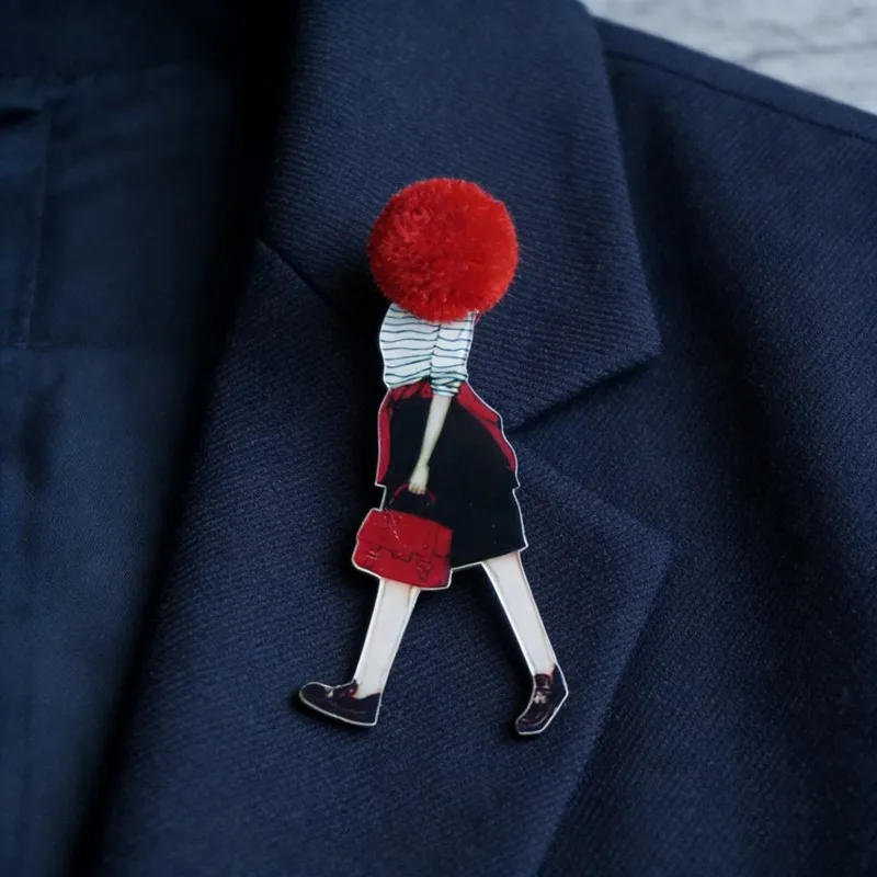 Cute Brooch For Woman Lady Wool Ball Acrylic Badge Pins High Quality Clothing Accessories Gifts
Cute Brooch For Woman Lady Wool Ball Acrylic Badge Pins High Quality Clothing Accessories Gifts