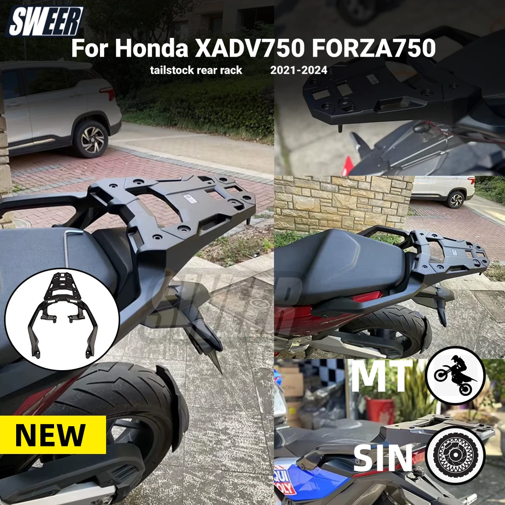 Modified Aluminum Alloy Tailstock Rear Rack for Honda XADV750 2021-2024 Motorcycle Forza750 Durable Luggage Carrier
Modified Aluminum Alloy Tailstock Rear Rack for Honda XADV750 2021-2024 Motorcycle Forza750 Durable Luggage Carrier