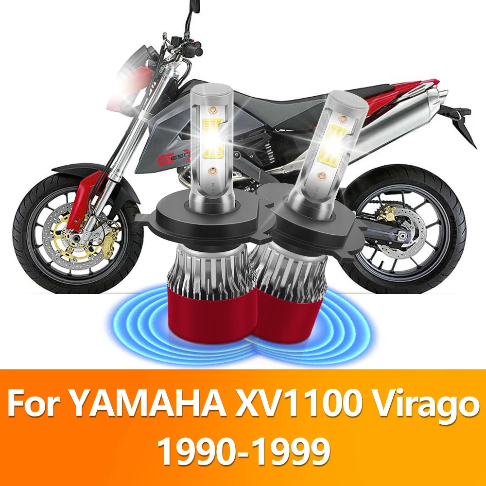 20000LM LED Motorcycle Headlight Bulbs 6000K Hi/Lo Beam Moto Lights 12V For YAMAHA XV1100 Virago 1990-1995 1996 1997 1998 1999
20000LM LED Motorcycle Headlight Bulbs 6000K Hi/Lo Beam Moto Lights 12V For YAMAHA XV1100 Virago 1990-1995 1996 1997 1998 1999