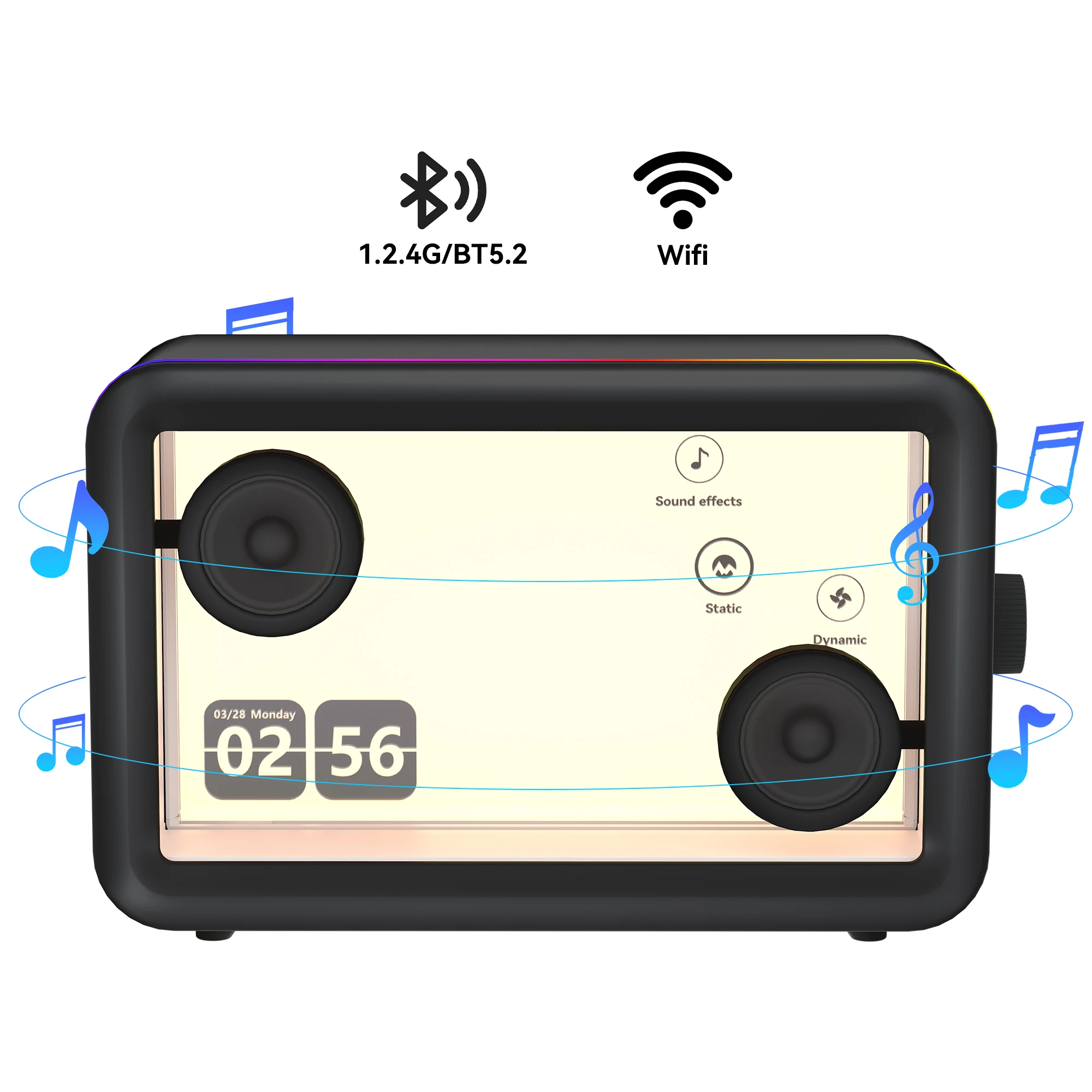 Bluetooth динамик Hi-Fi аудио прозрачный стеклянный экран динамические подвесные тексты Встроенные беспроводные портативные аудио видео светодиодный динамики
Bluetooth динамик Hi-Fi аудио прозрачный стеклянный экран динамические подвесные тексты Встроенные беспроводные портативные аудио видео светодиодный динамики