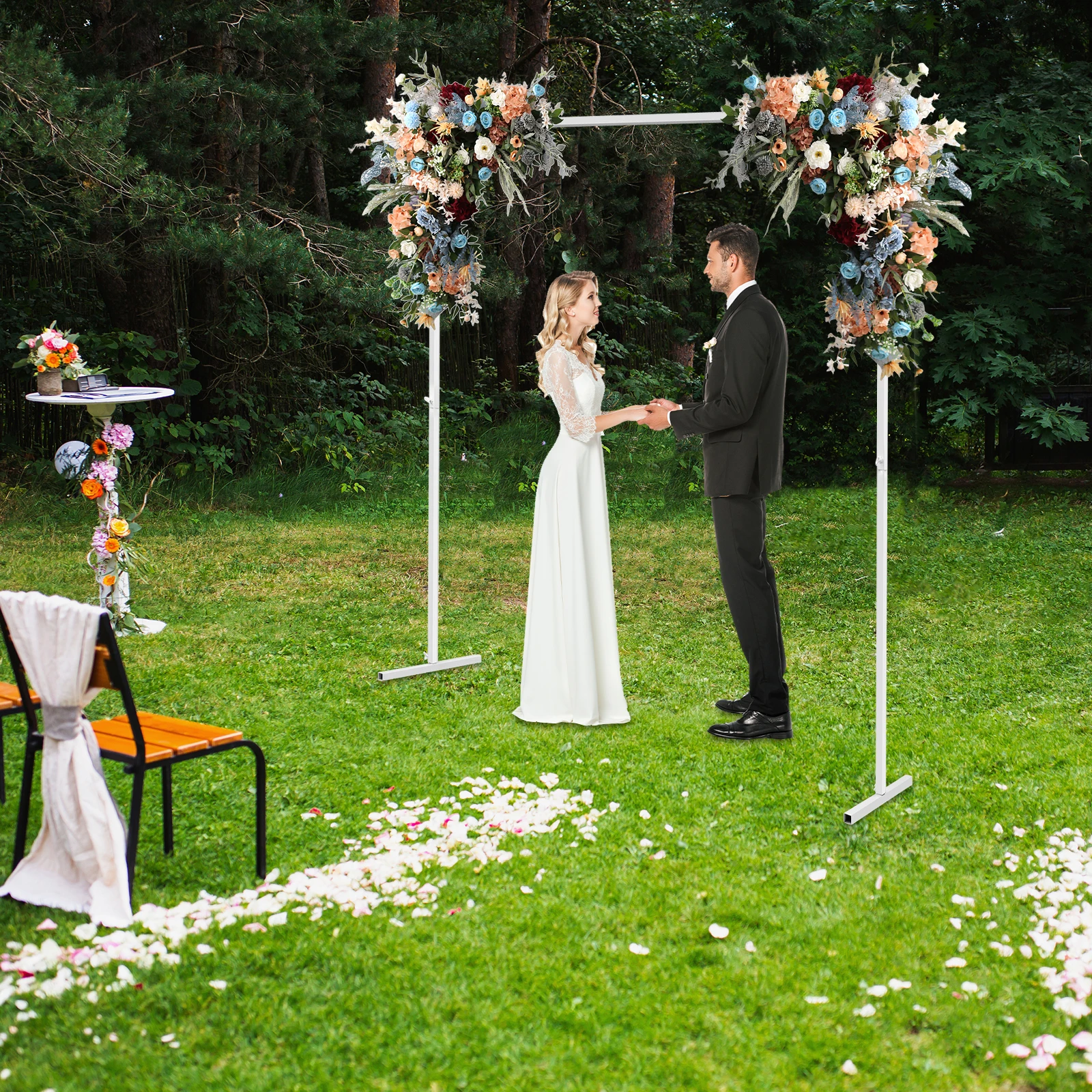 Подставка для свадебной арки, белая свадебная подставка 2x2 метра с квадратной трубой 25 мм, рамка для фона для декора церемонии, вечеринок, дома, новинка
Подставка для свадебной арки, белая свадебная подставка 2x2 метра с квадратной трубой 25 мм, рамка для фона для декора церемонии, вечеринок, дома, новинка