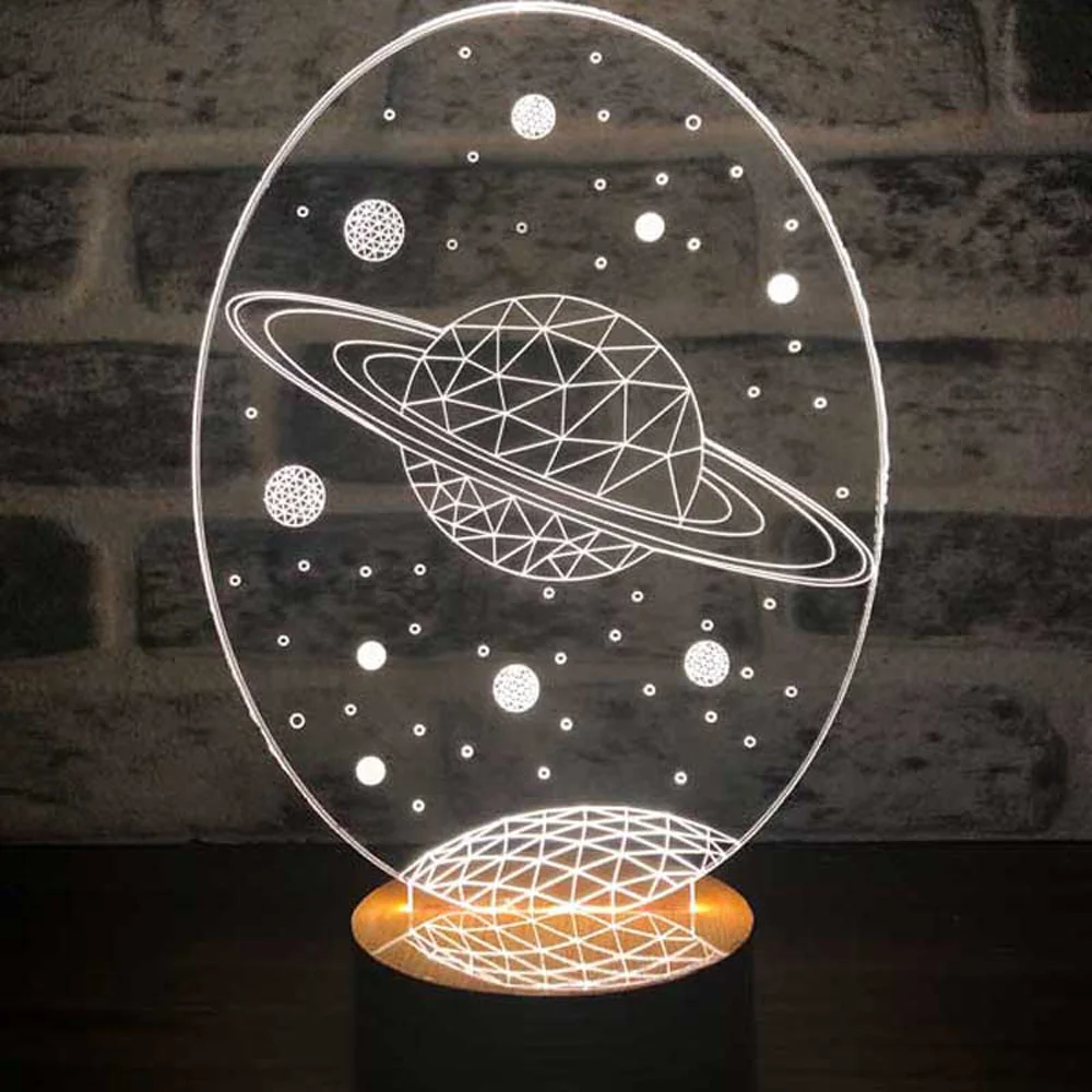 Decorative Gift LED Table Lamp with Saturn Planet Figure - Space-themed Night Light
Decorative Gift LED Table Lamp with Saturn Planet Figure - Space-themed Night Light