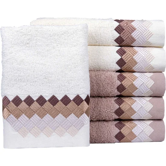 Minteks 6 Piece Pastoral Hera Mix Towel Set 6 Towel Set is made of 100% Cotton.
Minteks 6 Piece Pastoral Hera Mix Towel Set 6 Towel Set is made of 100% Cotton.