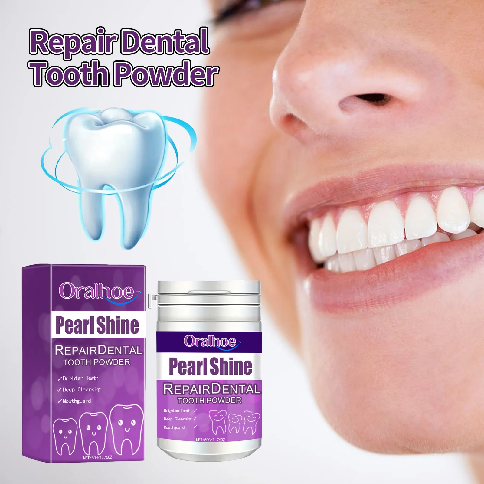 Purple Powder Remove Stains Plaque Enamel Safe Reduce Discomfort Improve Gum Health Remove Teeth Residues Fresh Mint Oral Care
Purple Powder Remove Stains Plaque Enamel Safe Reduce Discomfort Improve Gum Health Remove Teeth Residues Fresh Mint Oral Care