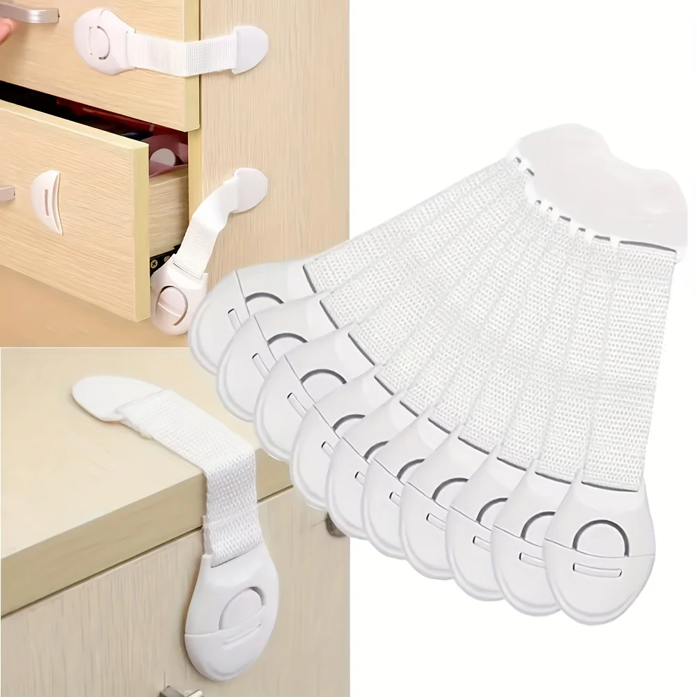 Baby Fabric Strap Safety Lock, Multi-Use, Prevents Baby Opening Windows Drawers Cabinets Fridge, Soft Durable Flexible
Baby Fabric Strap Safety Lock, Multi-Use, Prevents Baby Opening Windows Drawers Cabinets Fridge, Soft Durable Flexible