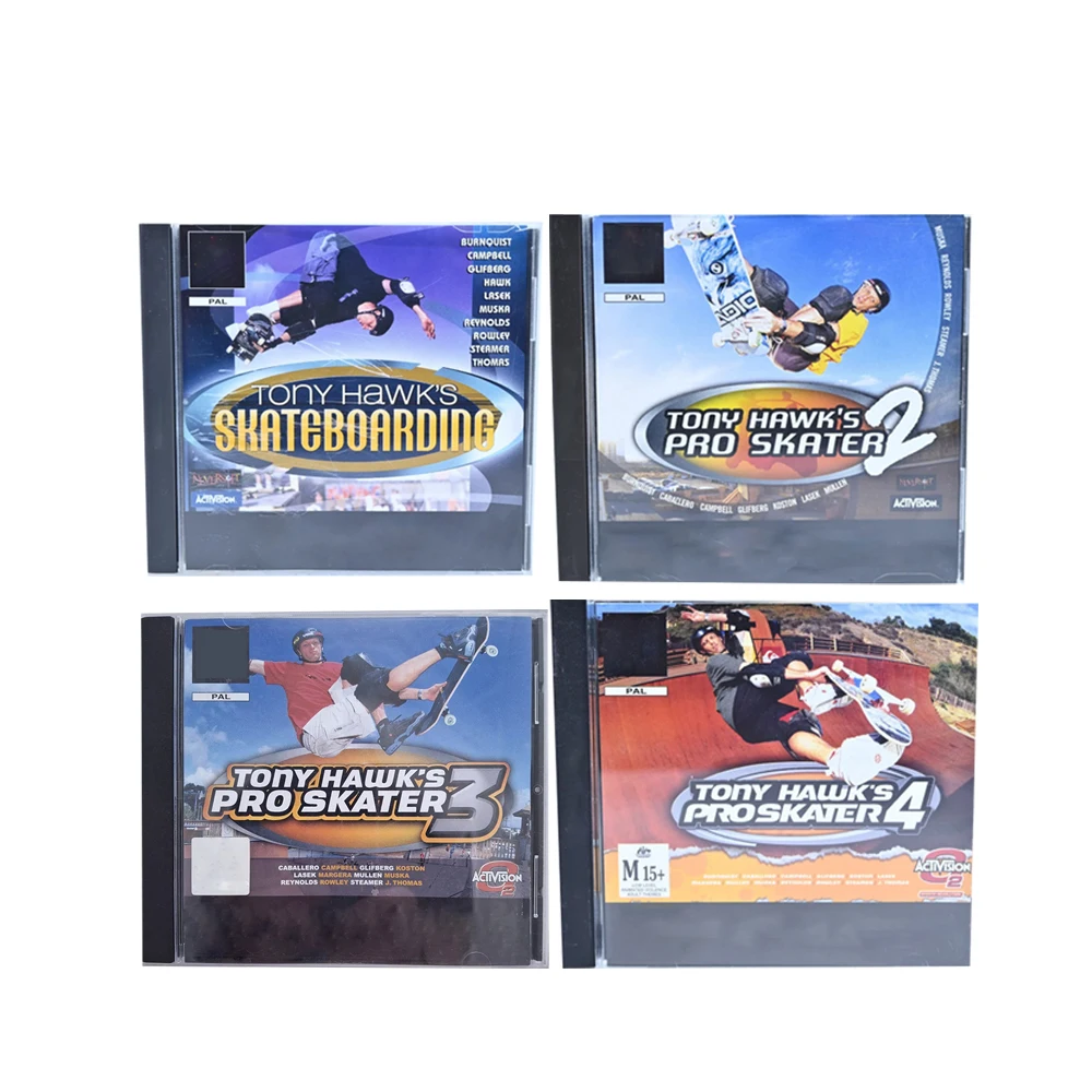 PS1 Tony Hawk’s Pro Skater 3 PAL Copy Disc Game Black Bottom Unlock Console Station 1 Retro Optical Driver Video Game Part
PS1 Tony Hawk’s Pro Skater 3 PAL Copy Disc Game Black Bottom Unlock Console Station 1 Retro Optical Driver Video Game Part