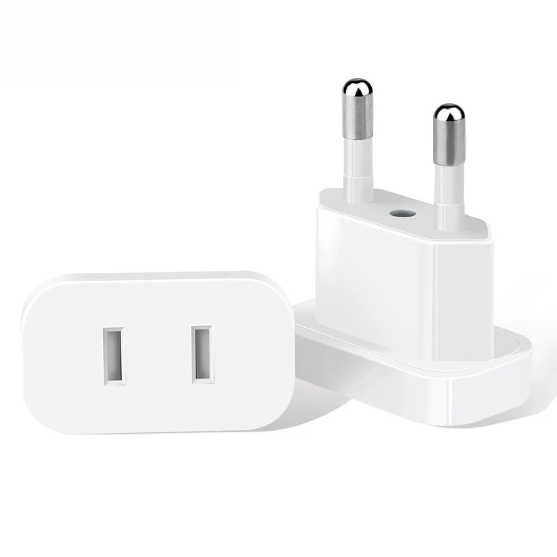 4.8mm Power Plug Adapter US To EU Euro Europe Plug Power Plug Converter Travel Adapter Power Converter Outlet For South Korea EU
4.8mm Power Plug Adapter US To EU Euro Europe Plug Power Plug Converter Travel Adapter Power Converter Outlet For South Korea EU
