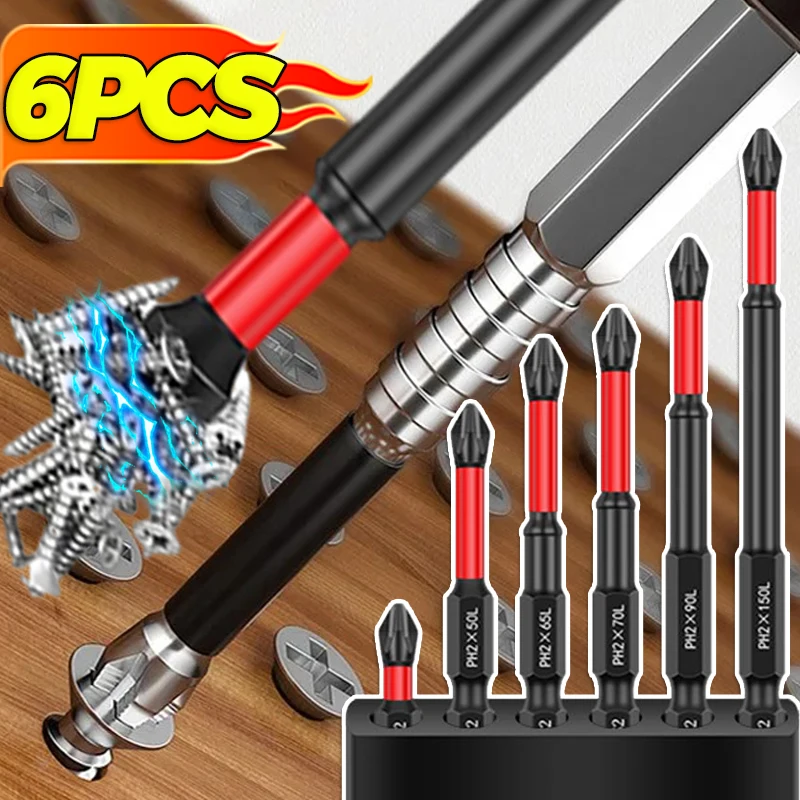 Strong Magnetic Screwdriver Drill Bit Non-slip Alloy Steel Cross Head Electric Impact Drill Bits K5 Hex Shank Screwdriver Tips
Strong Magnetic Screwdriver Drill Bit Non-slip Alloy Steel Cross Head Electric Impact Drill Bits K5 Hex Shank Screwdriver Tips
