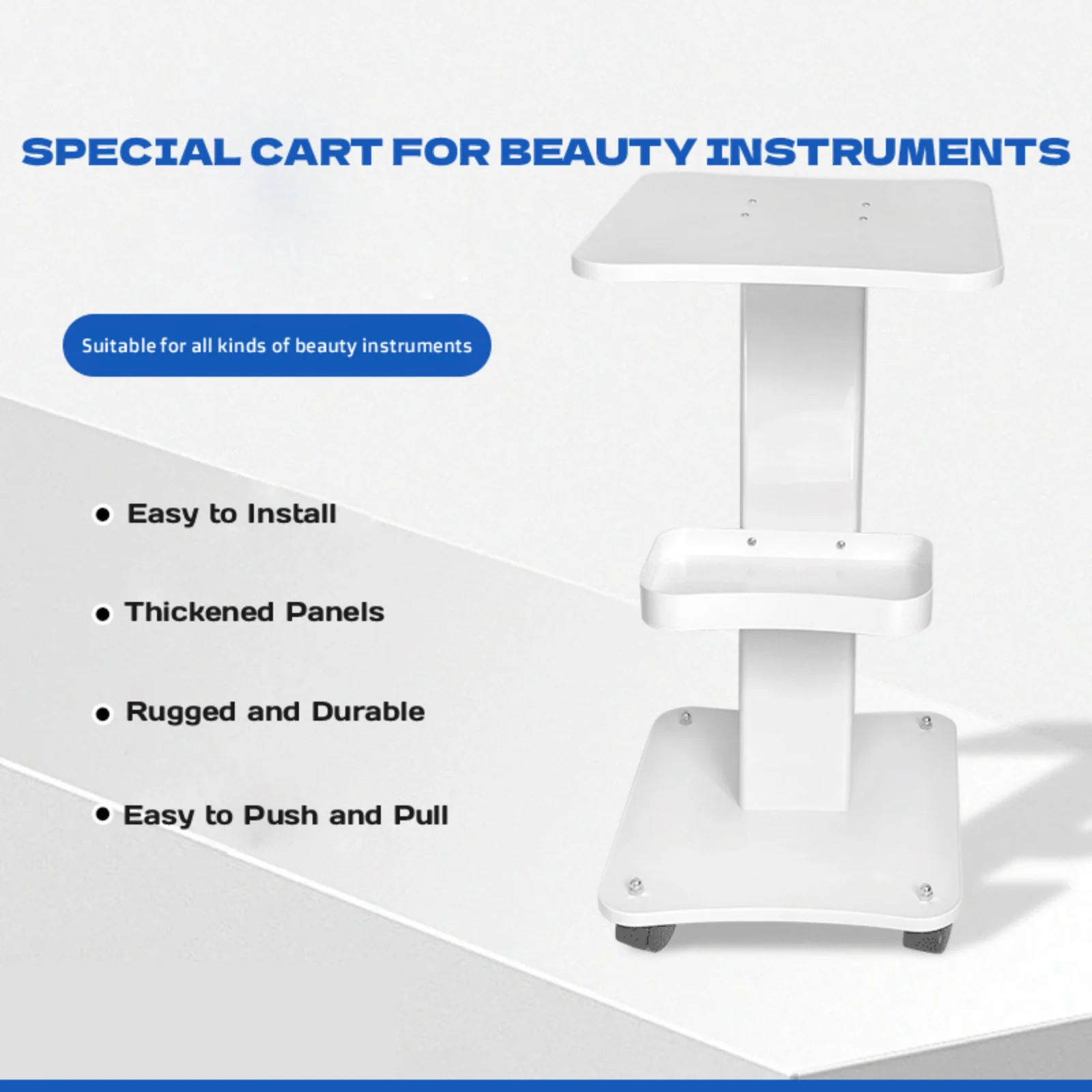 Beauty Instrument Cart, Beauty Salon Special Cart, Small Bubble Spectrometer, Eyebrow Remover Base, Mobile Storage Rack
Beauty Instrument Cart, Beauty Salon Special Cart, Small Bubble Spectrometer, Eyebrow Remover Base, Mobile Storage Rack
