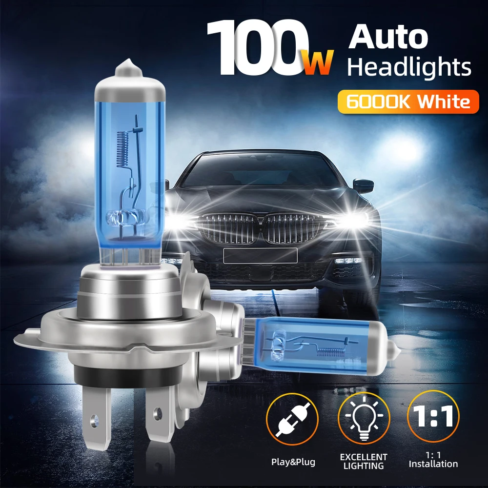 2/4/6Pcs H7 12V 100W Halogen Headlight 6000K Super Bright White Car Lamp 65000LM Auto Fog Light Bulb Xenon Headlights Plug Play
2/4/6Pcs H7 12V 100W Halogen Headlight 6000K Super Bright White Car Lamp 65000LM Auto Fog Light Bulb Xenon Headlights Plug Play