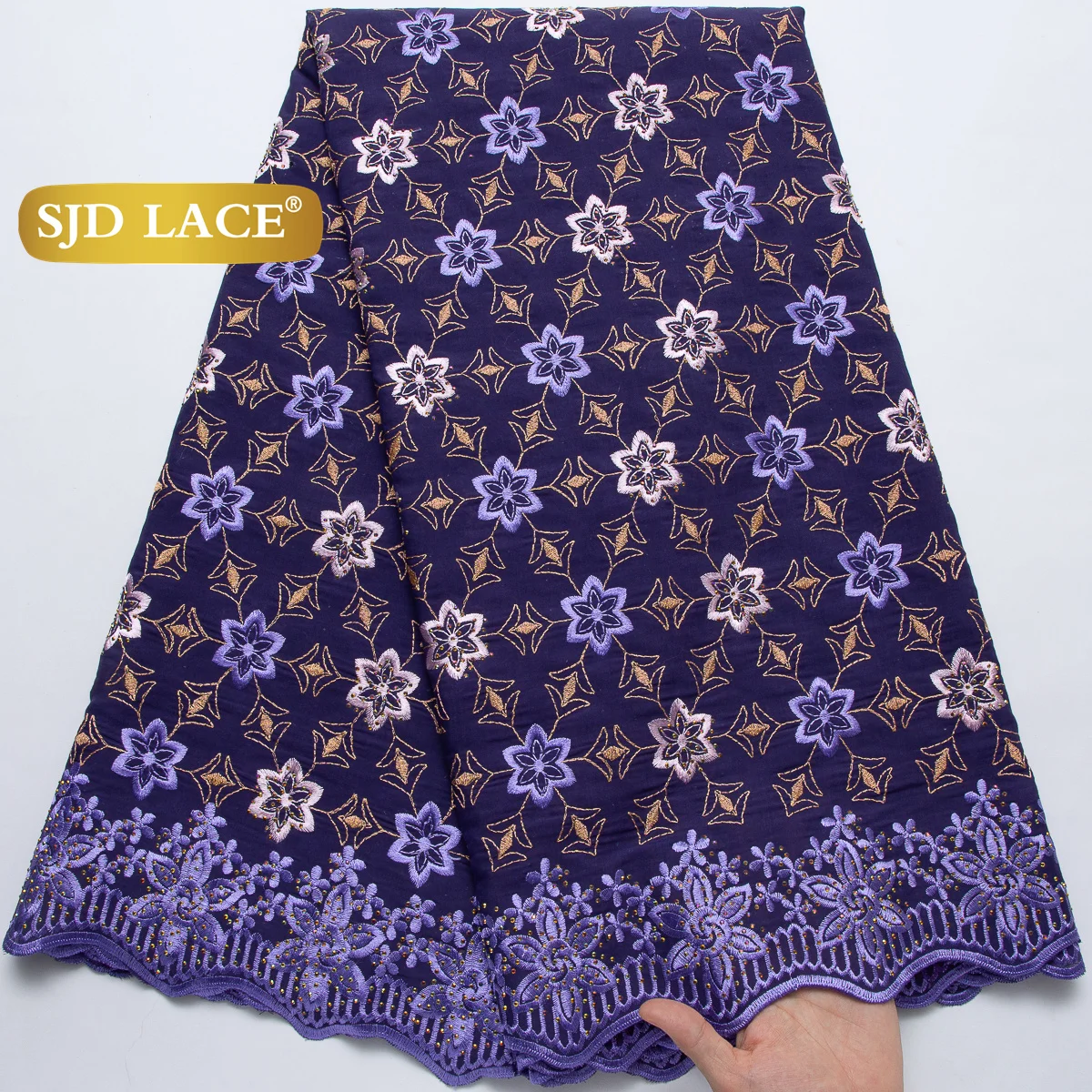 SJD LACE Швейцарская кружевная вуаль с камнями, нигерийская 2026, высококачественная африканская вышивка, хлопковая кружевная ткань для женщин, платье «сделай сам», 4691
SJD LACE Швейцарская кружевная вуаль с камнями, нигерийская 2026, высококачественная африканская вышивка, хлопковая кружевная ткань для женщин, платье «сделай сам», 4691