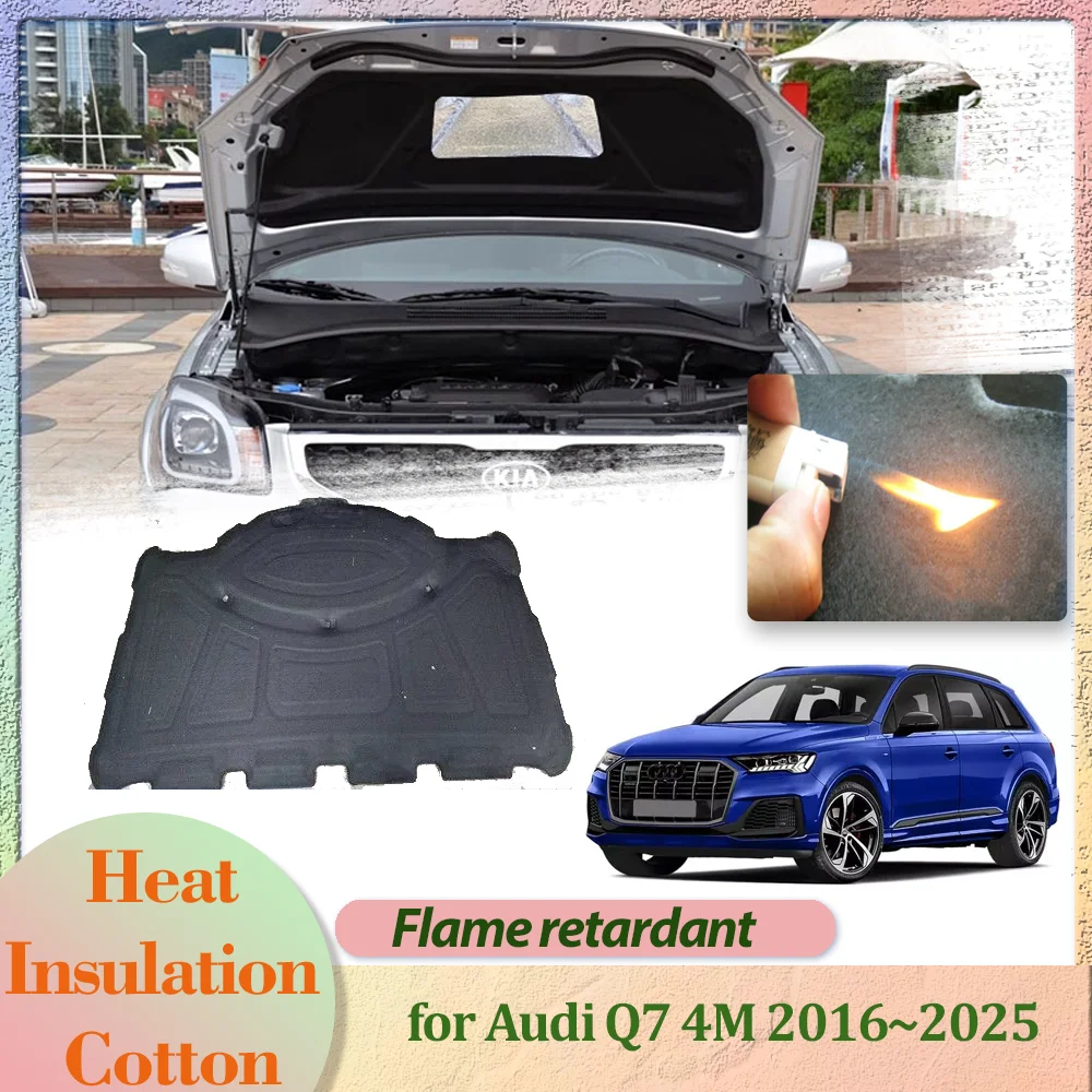 Car Hood Engine Cover for Audi Q7 4M 2016~2025 2017 2018 2019 Insulation Liner Cotton Pad Soundproof Thermal Heat Mat Accessorie
Car Hood Engine Cover for Audi Q7 4M 2016~2025 2017 2018 2019 Insulation Liner Cotton Pad Soundproof Thermal Heat Mat Accessorie