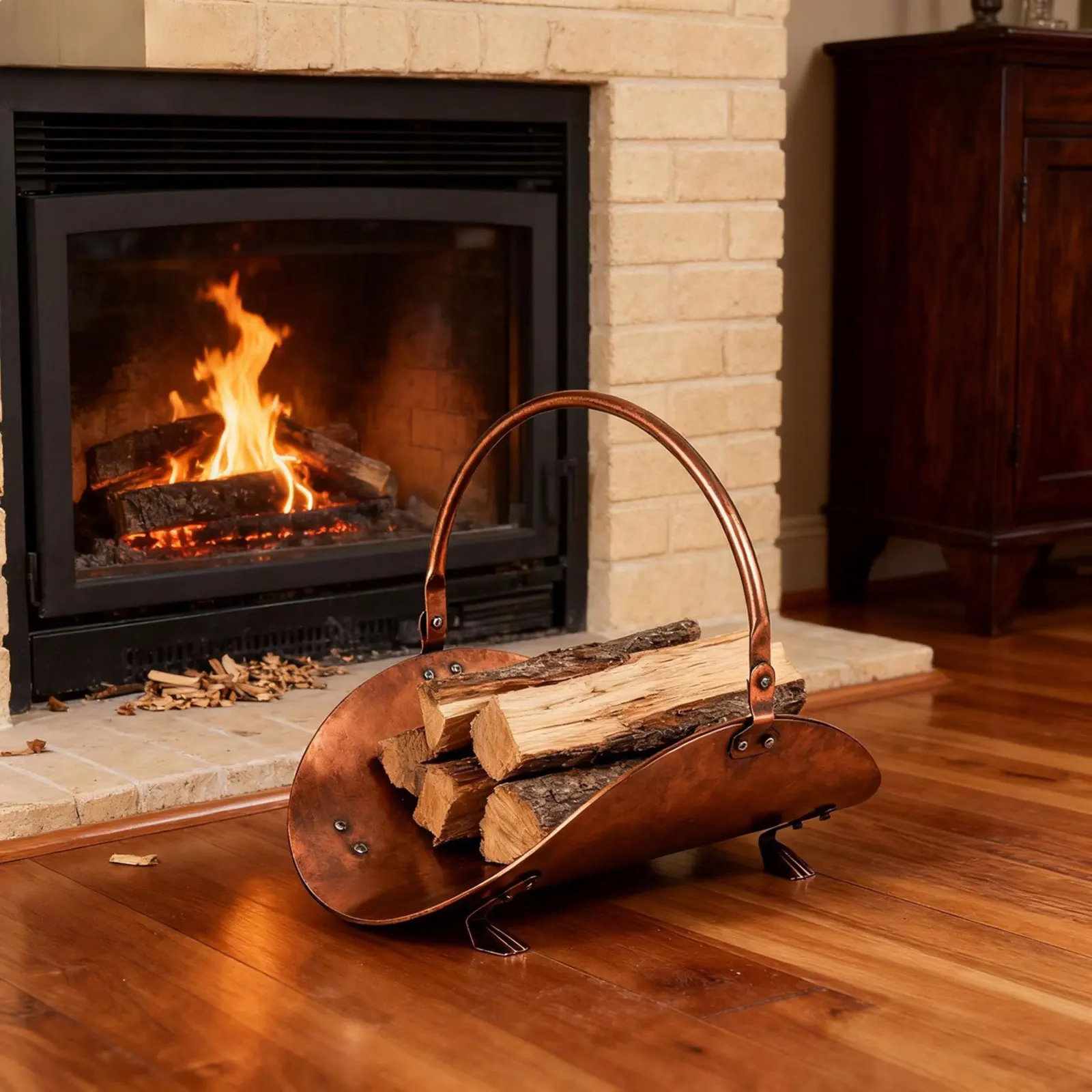 Portable Fireplace Firewood Holder Heavy Duty Firewood Rack Log Stacker Stand Metal Outdoor Indoor Fireplace Wood Storage Holder
Portable Fireplace Firewood Holder Heavy Duty Firewood Rack Log Stacker Stand Metal Outdoor Indoor Fireplace Wood Storage Holder