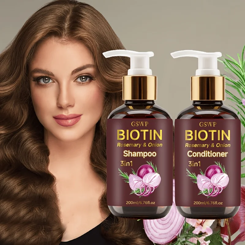 GSWP 3 in1 Biotin Rosemary & Onion Shampoo,Moisturises and nourishes,repairs split ends and damaged hair,leaving it smooth.400ML
GSWP 3 in1 Biotin Rosemary & Onion Shampoo,Moisturises and nourishes,repairs split ends and damaged hair,leaving it smooth.400ML