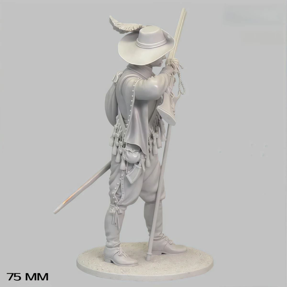 75mm resin unpainted model kit, military theme, unassembled and unpainted GK, 1834
75mm resin unpainted model kit, military theme, unassembled and unpainted GK, 1834