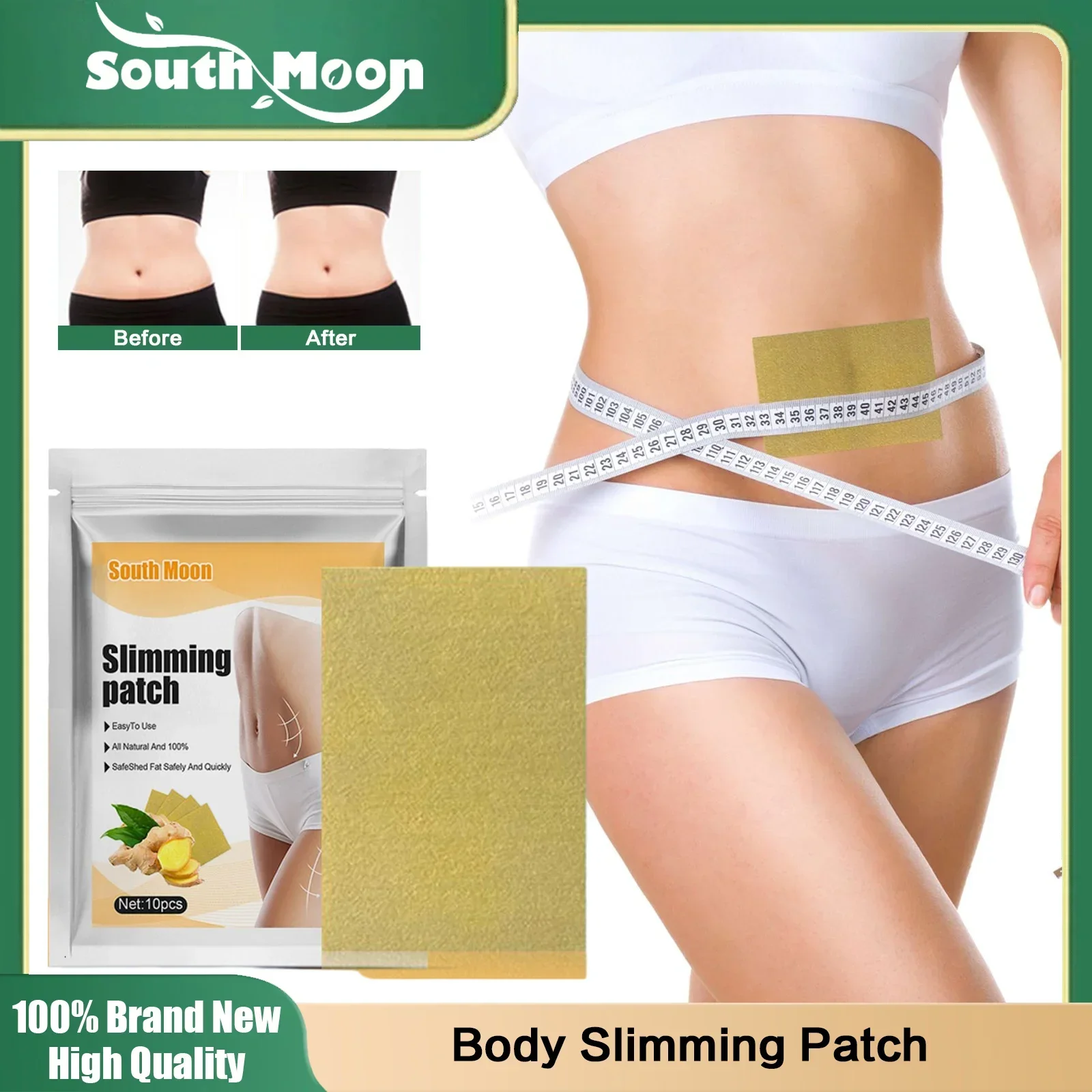 Ginger Firming Belly Patch Abdomen Fat Reduction Cellulite Remover Weight Loss Waist Fat Burner Body Sculpting Sticker 10pcs
Ginger Firming Belly Patch Abdomen Fat Reduction Cellulite Remover Weight Loss Waist Fat Burner Body Sculpting Sticker 10pcs