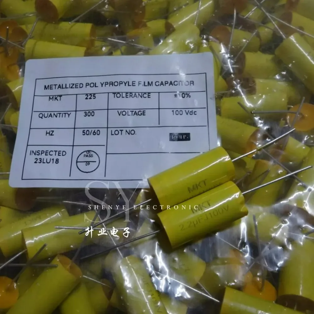 5pcs/lot MKT 2.2uf 100V 2u2 225 K Brand New Axial Film Capacitor
5pcs/lot MKT 2.2uf 100V 2u2 225 K Brand New Axial Film Capacitor