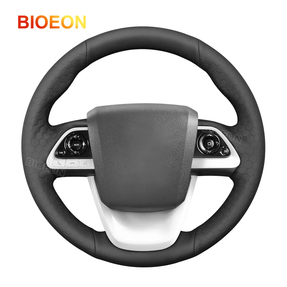 Bioeon Black PU Leather Hive Leathe Car Steering Wheel Cover for Toyota Prius Prime Mirai 2016-2019
Bioeon Black PU Leather Hive Leathe Car Steering Wheel Cover for Toyota Prius Prime Mirai 2016-2019