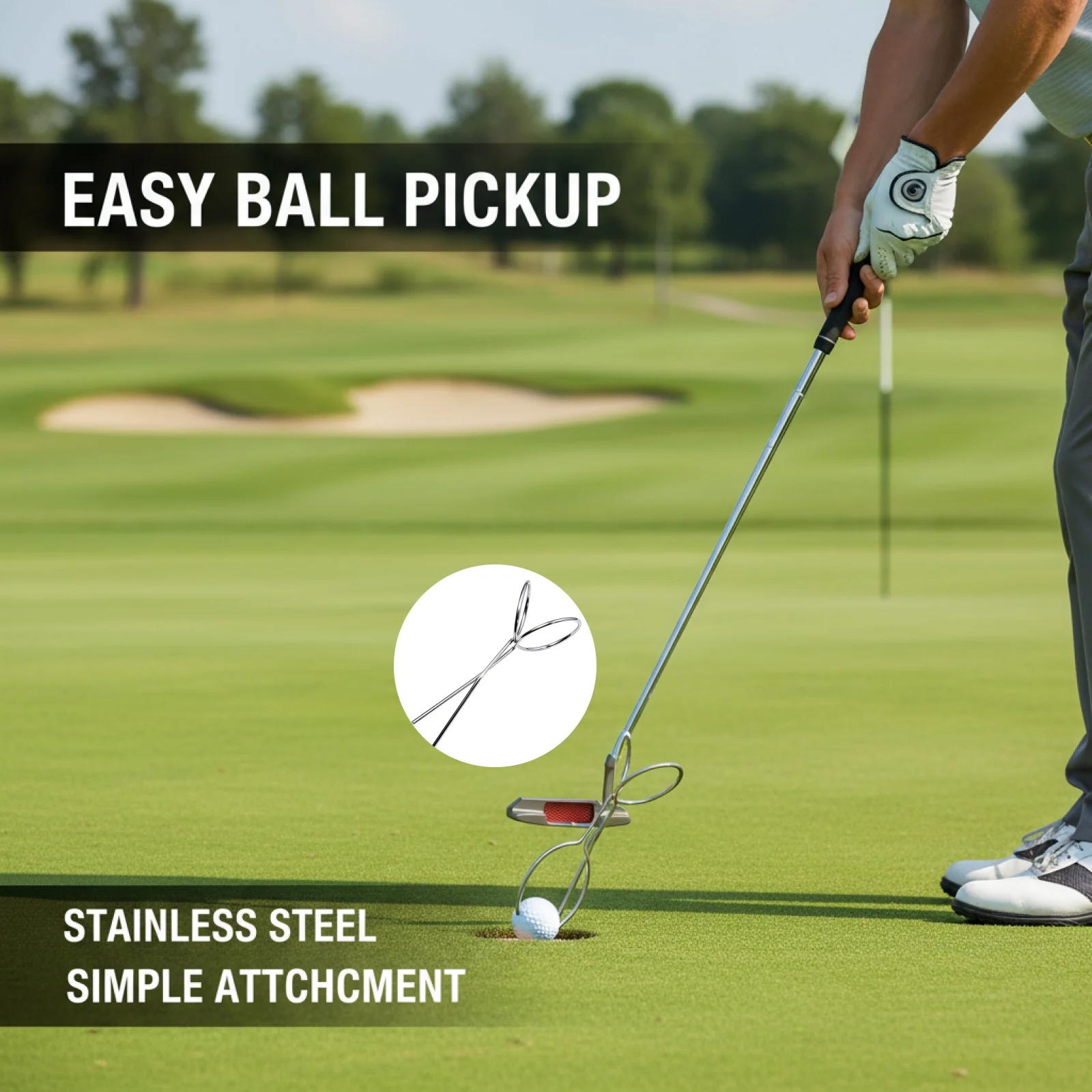 Golf Ball Retriever Tool Clamp Golfing Practice Accessories Practical Training Stainless Steel Backyard Catcher Pickup Tool
Golf Ball Retriever Tool Clamp Golfing Practice Accessories Practical Training Stainless Steel Backyard Catcher Pickup Tool