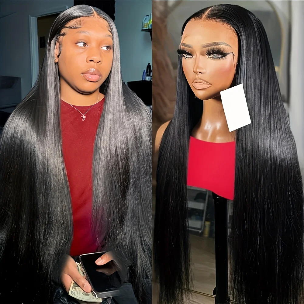 13x4 Straight Lace Front Wigs Human Hair Transparent Lace Front Wigs 200% Density Pre Plucked Lace Closure Natural Color
13x4 Straight Lace Front Wigs Human Hair Transparent Lace Front Wigs 200% Density Pre Plucked Lace Closure Natural Color